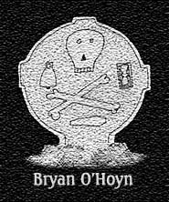 Headstone showing Mortality Symbols, found in the Pubble Graveyard in Co. Fermanagh