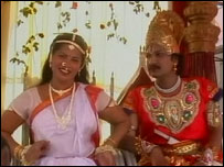 Transexuais em festival na Índia