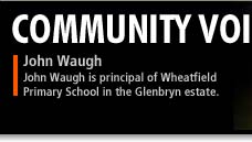 Community Voices - John Waugh is principal of Wheatfield Primary School in the Glenbryn estate