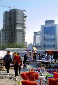 Economia chinesa tem crescido a uma taxa superior a 9%