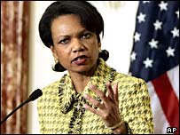 Americká ministryně zahraničí Condoleezza Riceová