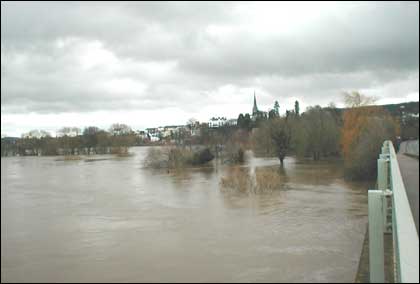 Flooding in Ross-on-Wye 2007