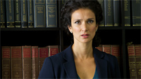Zoe (Indira Varma) has spent the night with Luther