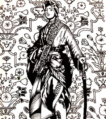 Indian embroidary design