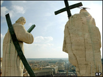 Esculturas no Vaticano