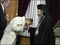 Тимошенко та Теофілос ІІІ