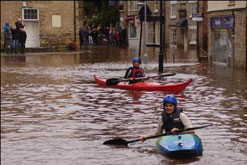 Canoeists in Pickering