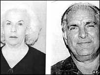 Salvador Mangano e a sua mulher, Mable