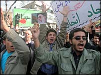 تہران میں مظاہرے