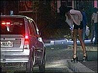 Prostituta na Itália