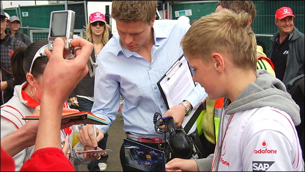 Meeting the F1 fans