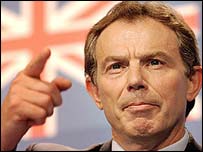 Tony Blair, primeiro-ministro britânico