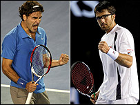 یانکو تیپساره‌ویچ و راجر فدرر