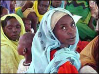 Uprchlický tábor v Dárfúru