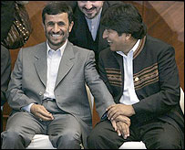 احمدی نژاد و مورالس