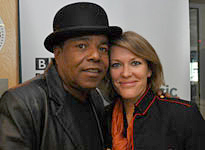 Tito Jackson and 6 Music presenter Cerys Matthews