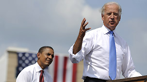 Barack Obama and Joe Biden