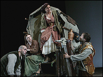 The cast of Mother Courage