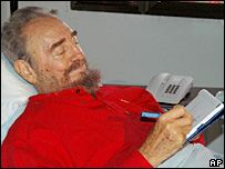 O presidente de Cuba, Fidel Castro