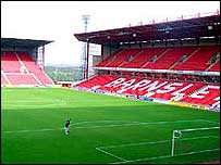 Barnsley's Oakwell stadium