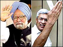 मनमोहन सिंह औऱ प्रकाश कारत