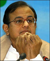 P. Chidambaram, ministro da Economia da Índia