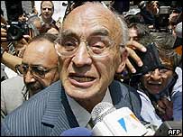 O ex-presidente do México, Luis Echeverría