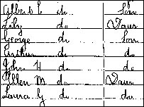 The King family from the 1901 Census