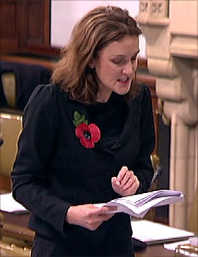 Rail Minister Theresa Villiers