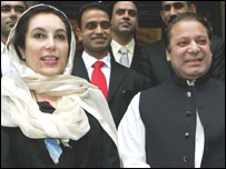 بینظیر بھٹو کی نواز شریف سے ملاقات 