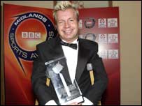 Lee Pearson with the Sports Personality Award