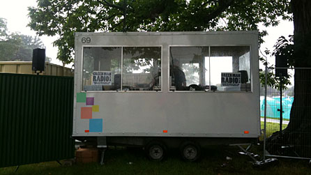 The Green Man FM studio