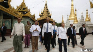 奧巴馬在緬甸訪問