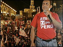 Ollanta Humala em comício