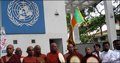 JHU protest in Colombo (photo: Elmo Fernando)