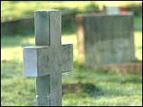 Paul's grandfather's gravestone.