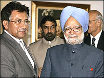 منموہن سنگھ اور جنر مشرف