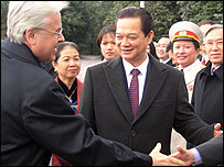 Hình chụp tại sân bay Vnukovo chiều 10.09 ở Moscow trên trang hoinguoiviet.ru