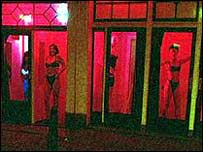 ایمسٹرڈیم کے بازار حُسن کے شوکیس