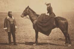 Fanny Duberly - who published her journal from the Crimean War. the