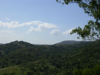 View of the hills near Chris