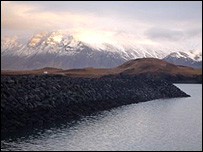 Iceland coastal view