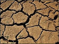 Leito seco de um dos rios da bacia do Murray-Darling