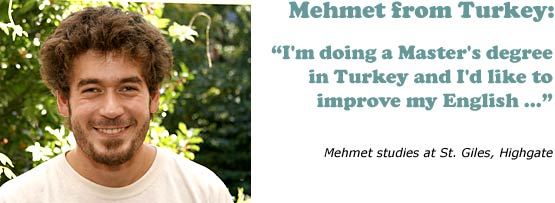 Grammar challenger Mehmet from Turkey