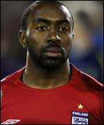 Darius Vassell in England shirt