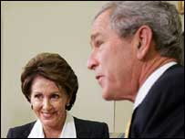 بش اور پلوسی