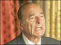 Fransa Cumhurbaşkanı Jacques Chirac