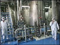 İran'da nükleer tesis