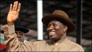 Shugaba Goodluck Jonathan na Najeriya
