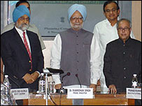 मनमोहन सिंह और पी चिदंबरम